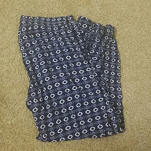 Blue print joggers - Picture 1 of 4